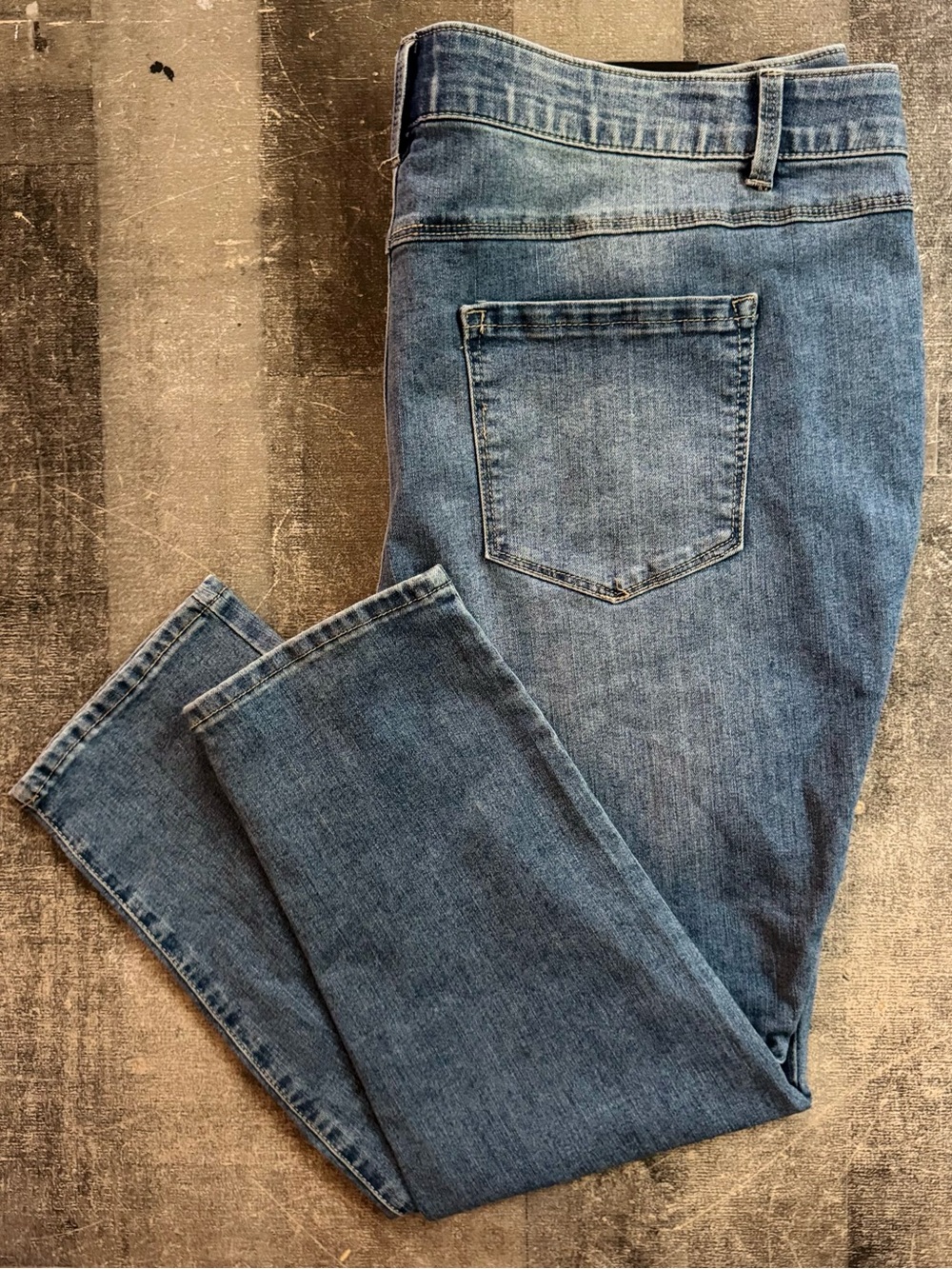 d. jeans New York Medium Blue Skinny High Waist Ankle Jeans